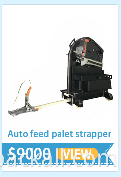 Kartonnen PE Automatische Elektrische Semi Doos Pallet Auto Bindende Omsnoeringsmachine